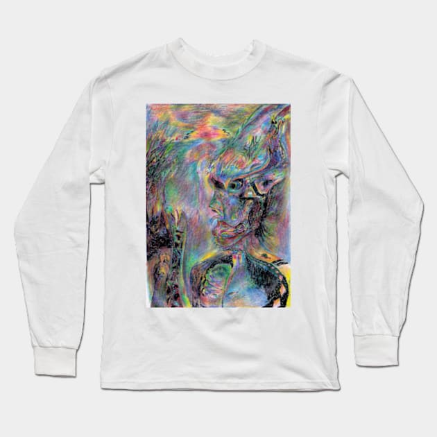 Human with animals Long Sleeve T-Shirt by sonigque